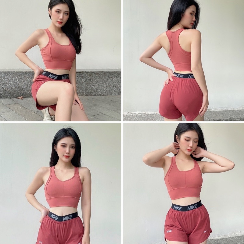 Áo Bra tập Gym Yoga Thể Thao Nữ Kèm Mút Bin Sports A204