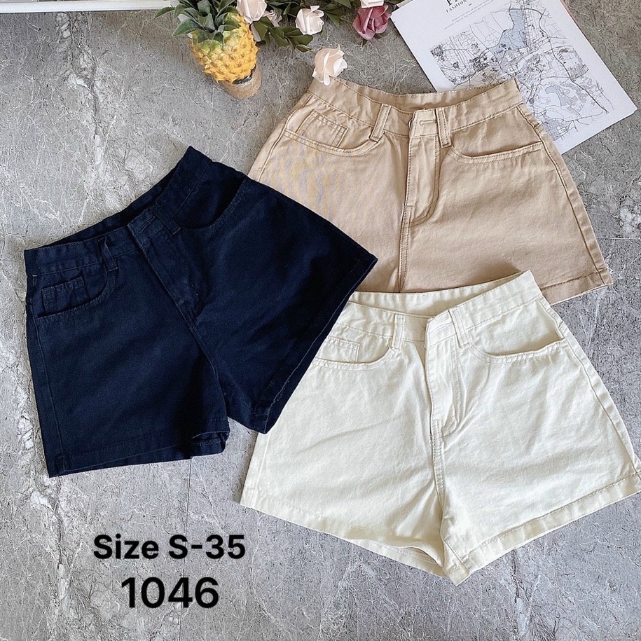 quần short kaki nữ siêu hot 3 màu ms1046
