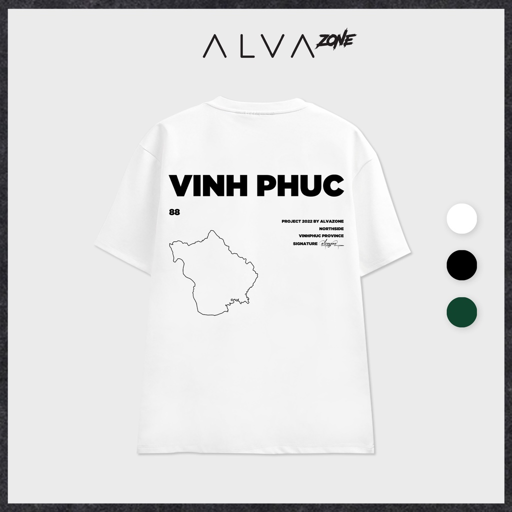 Áo Thun Vĩnh Phúc LocalBrand Phông Cổ Tròn Tay Lỡ Unisex Nam Nữ Thế Hệ Genz