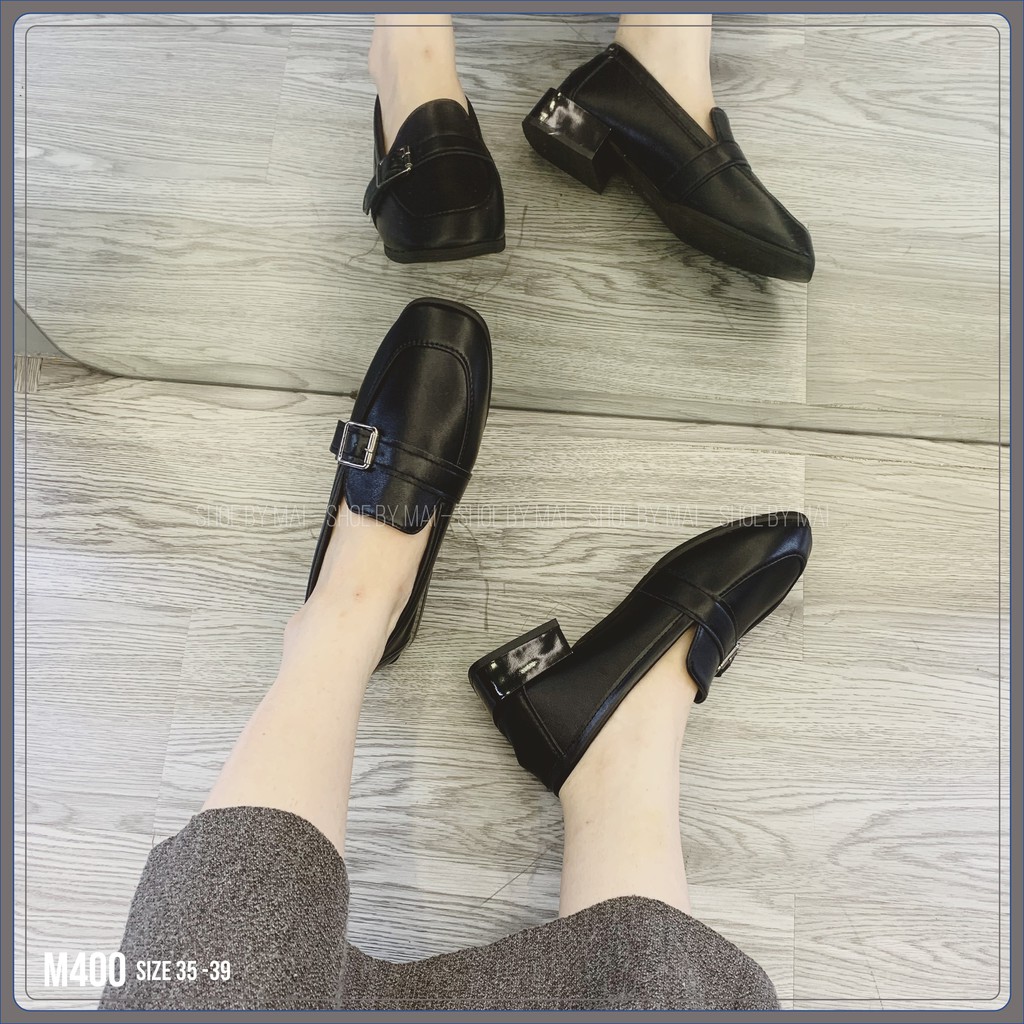 Giày lười nữ, giày nữ đi học M400 SHOEBYMAI