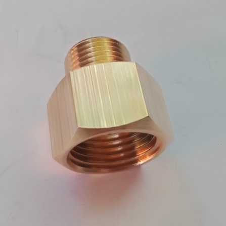 Lơ nối ren ngoài 17 ren trong 21mm,ren đồng