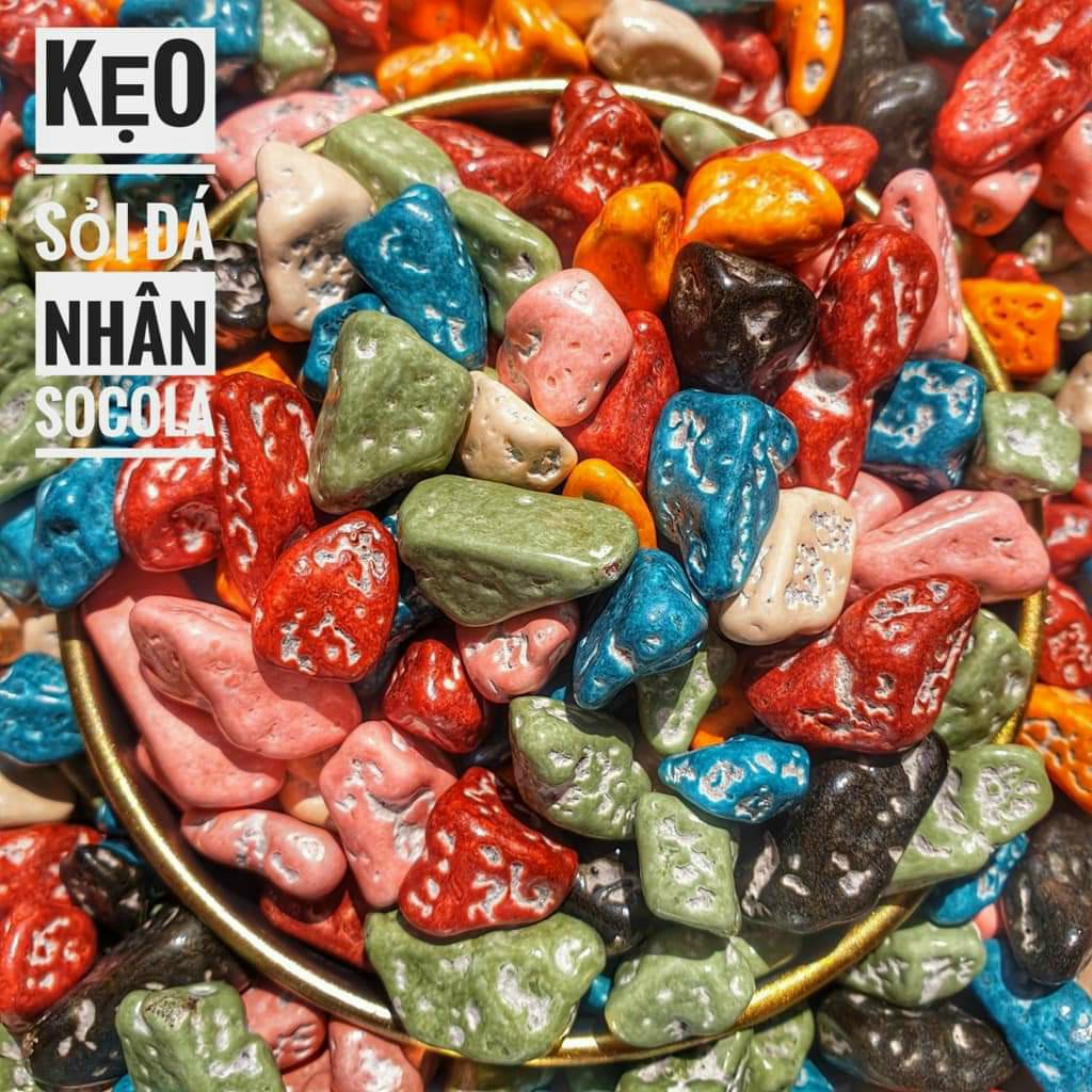 Kẹo sỏi sôcôla hũ 450gr