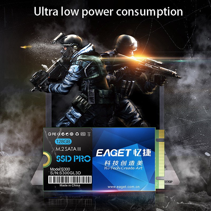 Ổ Cứng Eaget S300 128g Ssd M.2 Ngff 2242 Sata3.0 | BigBuy360 - bigbuy360.vn