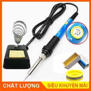 Bộ 5 in1 Mỏ hàn chỉnh nhiệt 60W Chì hàn,Nhựa thông,Gác mỏ hàn,Bọt biển - 936