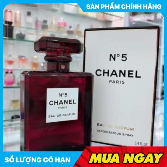 [HÀNG HOT]  Nước hoa nữ CHANEL N5 đỏ 100ml EDP