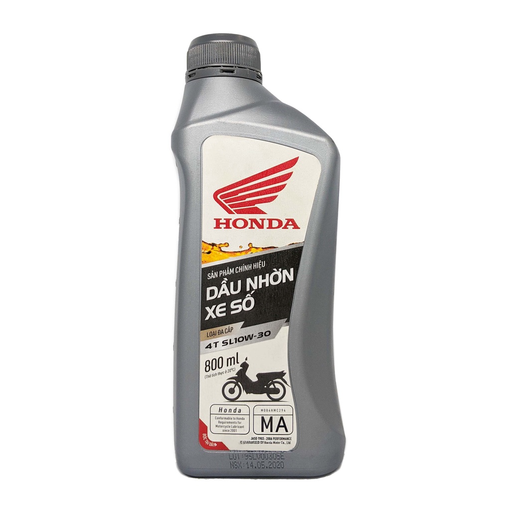 HONDA 0.8L DẦU NHỚT XE SỐ HONDA 10W30 800ML (0.8L)