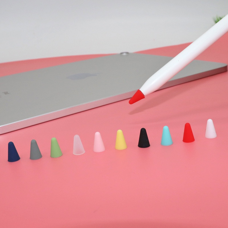 Vỏ bọc bảo vệ đầu ngòi bút Apple Pencil 1 2 bằng silicon cao cấp, chống trượt