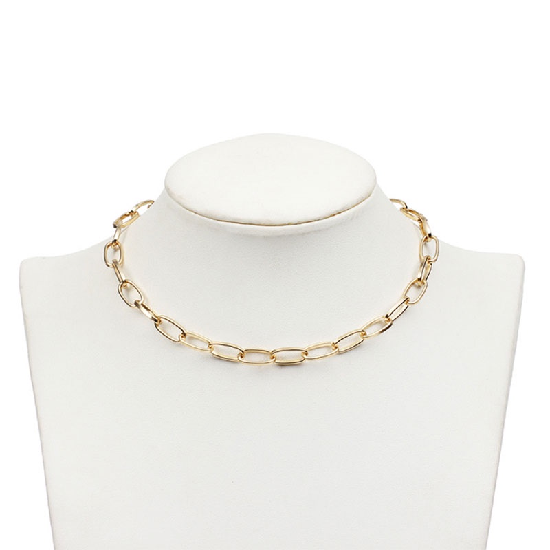 Vòng cổ Kim Loại Phong Cách Âu Mỹ Thời Trang Cho Nữ