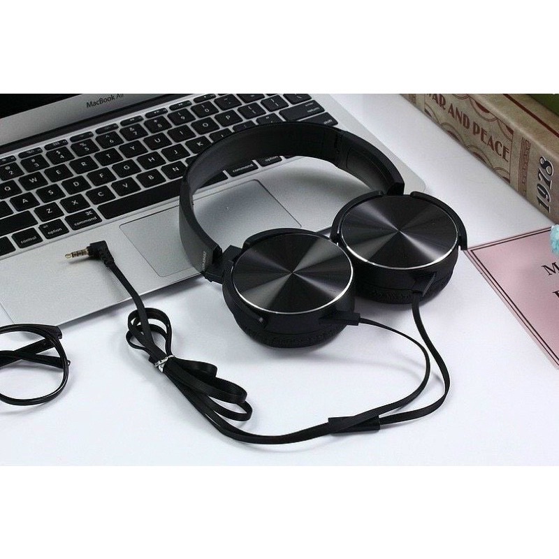 Tai nghe chụp tai Karpino J950 có dây micro đàm thoại âm bass sống động