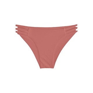 Quần bơi bold bikini màu hồng đất 3 dây mảnh