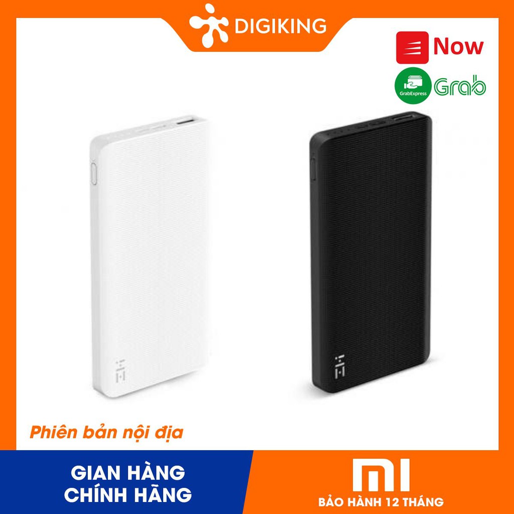 Pin dự phòng sạc nhanh Xiaomi Zimi Power Bank 10000Mah Fast Charge