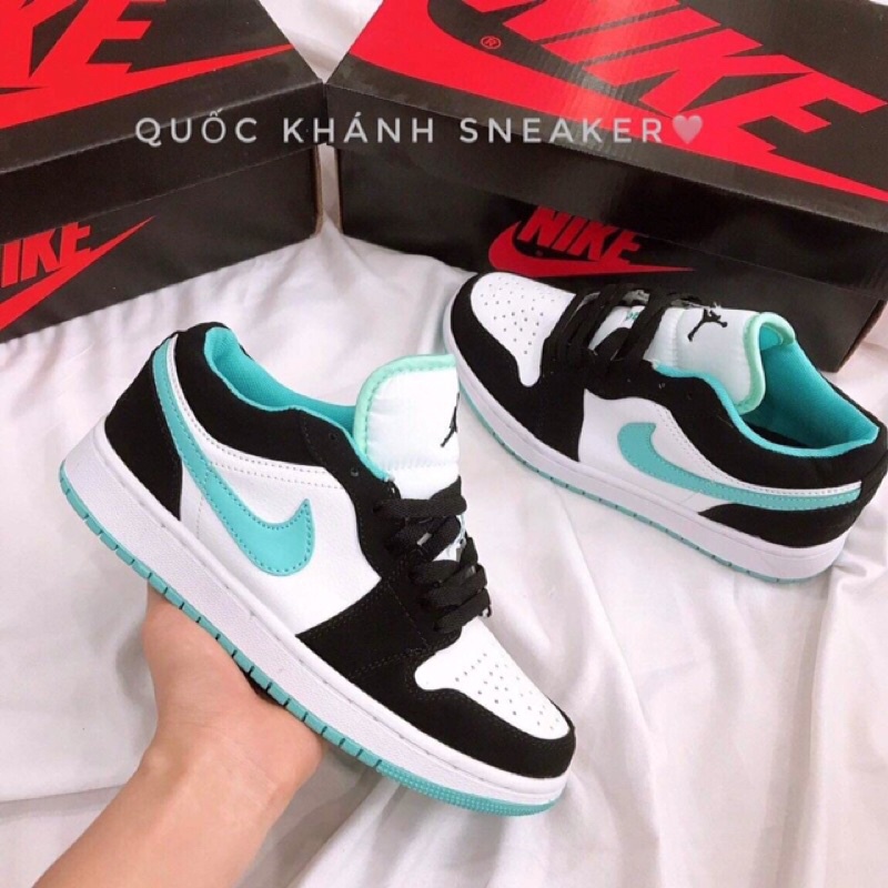 Giày sneaker   ,  thể thao nam nữ  ❤️  giày jocdan xanh ngọc  ❤️   jd 1 cổ tháp hàng 11 full box