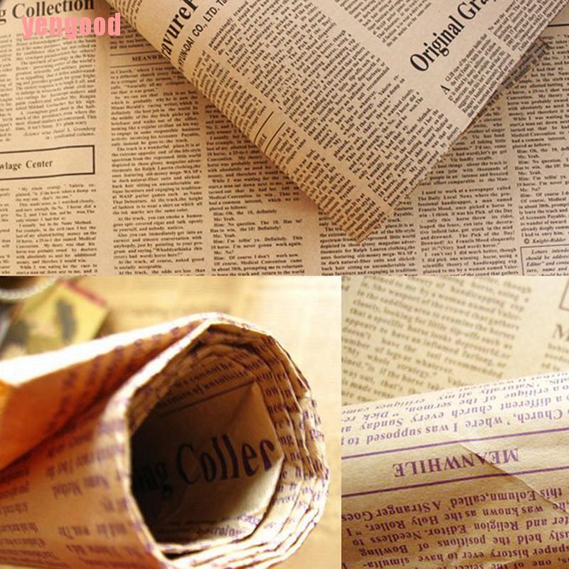 Giấy Kraft Hai Mặt Đựng Quà Phong Cách Vintage