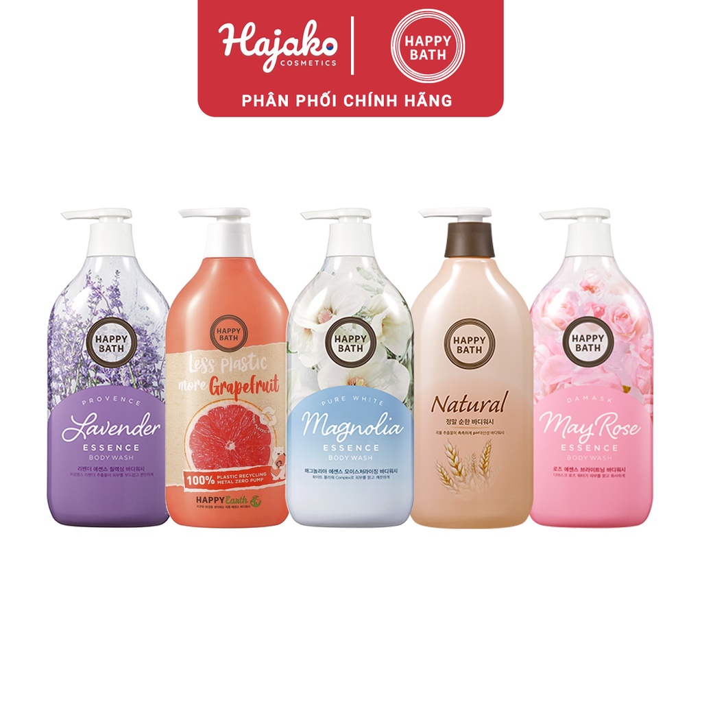 Sữa Tắm Cao Cấp Chiết Xuất Thiên Nhiên Happy Bath Natural Body Wash 900g