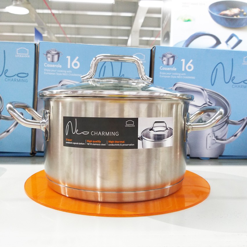 NỒI INOX LOCK&LOCK NEO CHARMING LCM3203