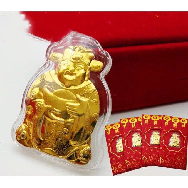 Bao lì xì thần tài tết - hình thần tài - Hình mèo - tài lộc độc đáo mới lạ - lì xì Tết 2023