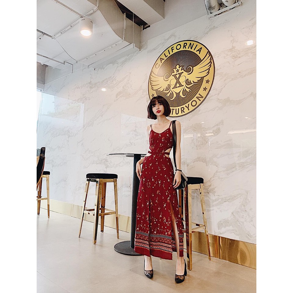 Đầm cut eo hở lưng