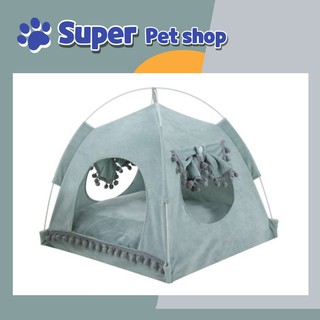 (M108) Lều/Ổ nằm hình lều công chúa xinh cho Mèo 58x58cm, phụ kiện Pet