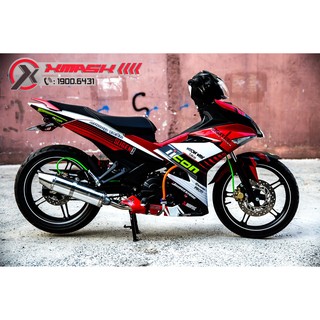 Decal tem trùm xe exciter 150 mẫu sligen