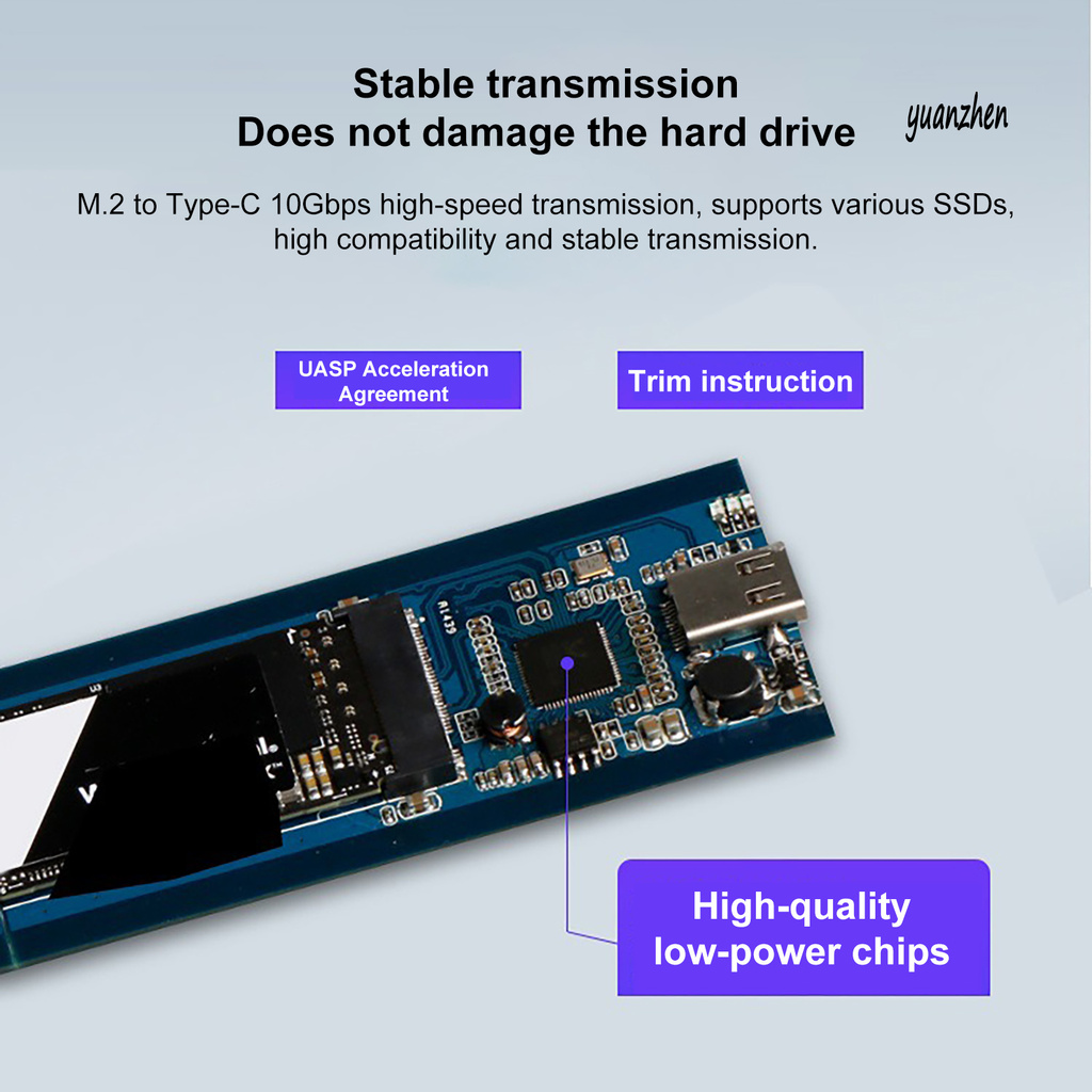 Bộ Chuyển Đổi Ổ Cứng Usb 3.1 Sang M.2 Ngff / Nvme 10gbps M.2 Ssd | BigBuy360 - bigbuy360.vn