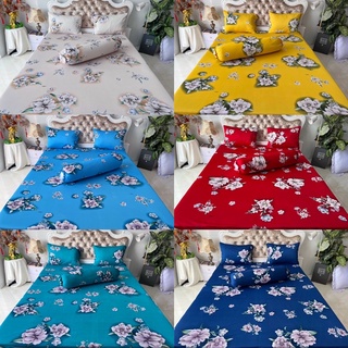 Bộ Drap thun hàn quốc mẫu bông vạn phát 6 màu
