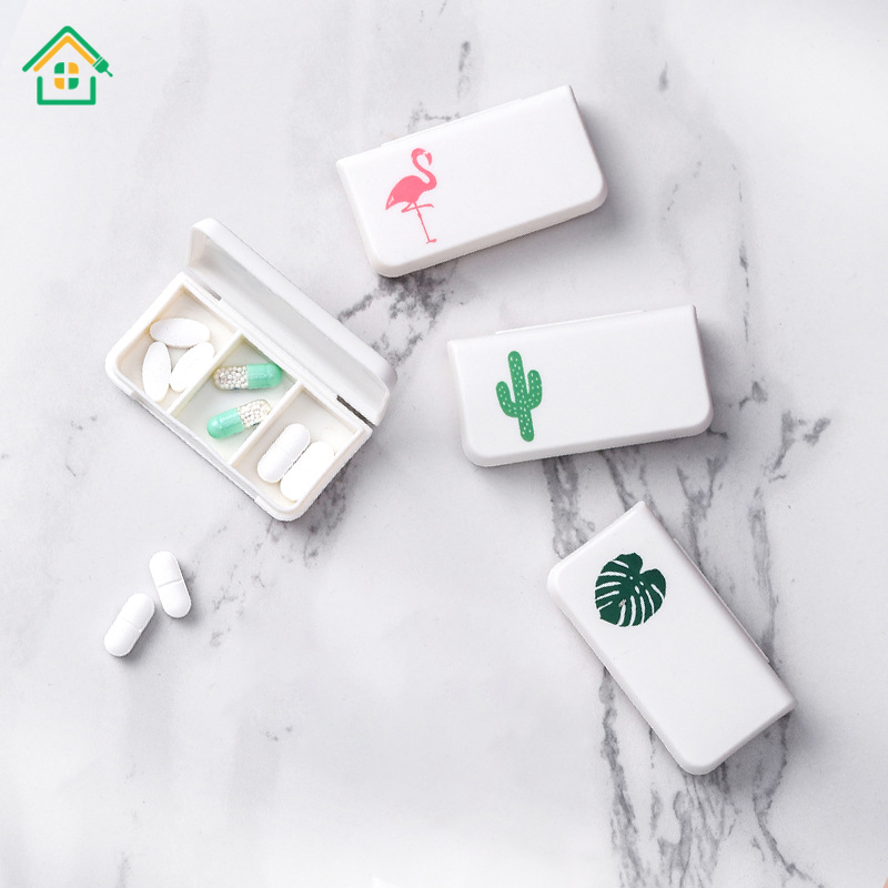 Hộp Đựng Thuốc 3 Ngăn Tiện Lợi