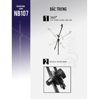 Chân đứng Micro thu âm NB 107 - Microphone Stand