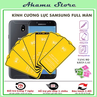 Kính cường lực samsung J7 Prime J7 Pro J730 A750 J6+ A6 A6+ J4+ J6  A7 2018 J8 A8 2018 A8+ A9 2018 Full Màn Kính [9D]