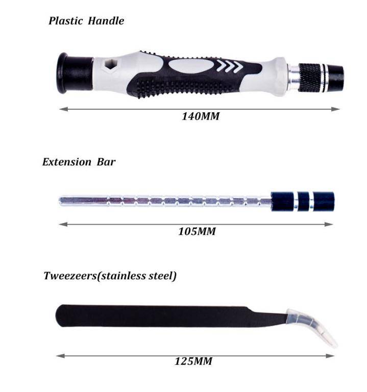 Bộ 135 trong 1 tuốc nơ vít bằng thép sửa chữa máy tính/điện thoại di động/đồng hồ