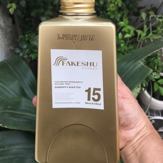 Hấp Tóc Fakeshu vàng 618ml