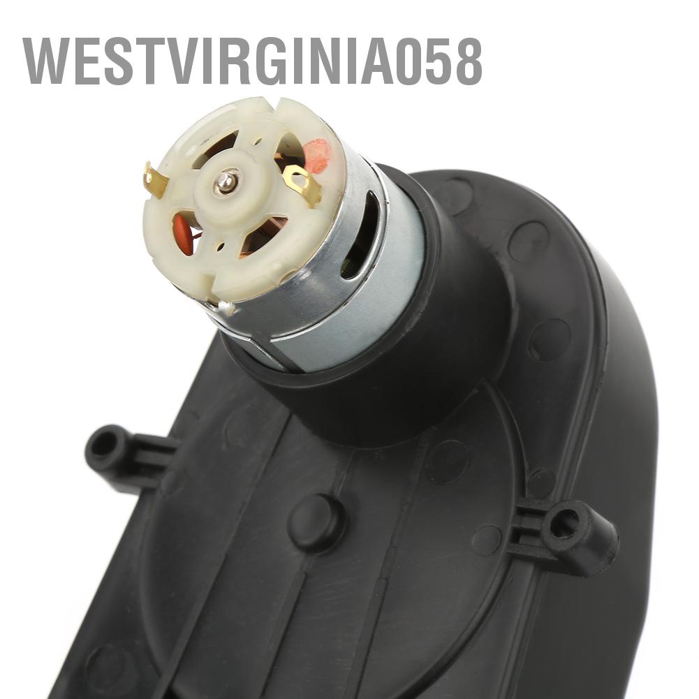 Westvirginia058 RS380 Gear Box Electric Motor Steering Gearbox for Children Car Toy