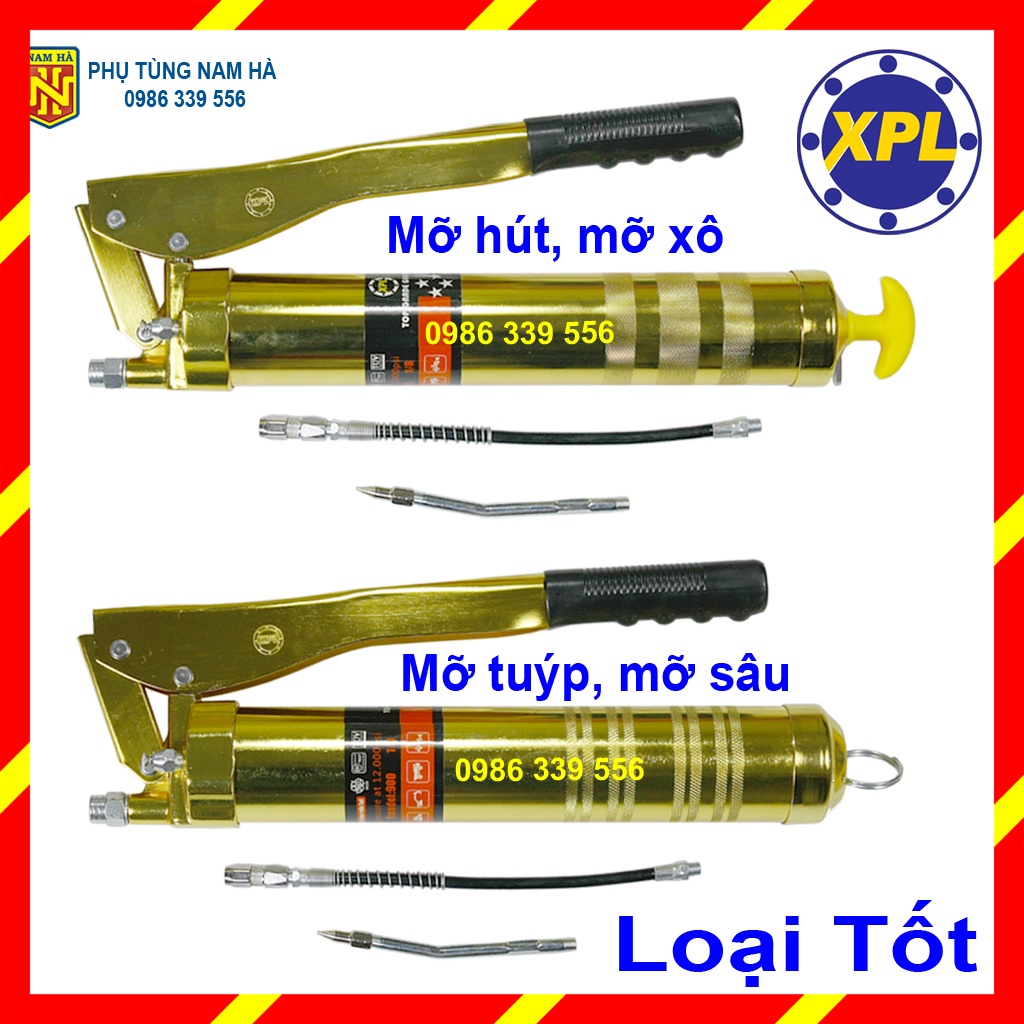 [Loại tốt] Bơm mỡ bò 2 ty 900cc, bơm mỡ bò bằng tay, bơm mỡ xe tái, bơm mỡ máy xúc