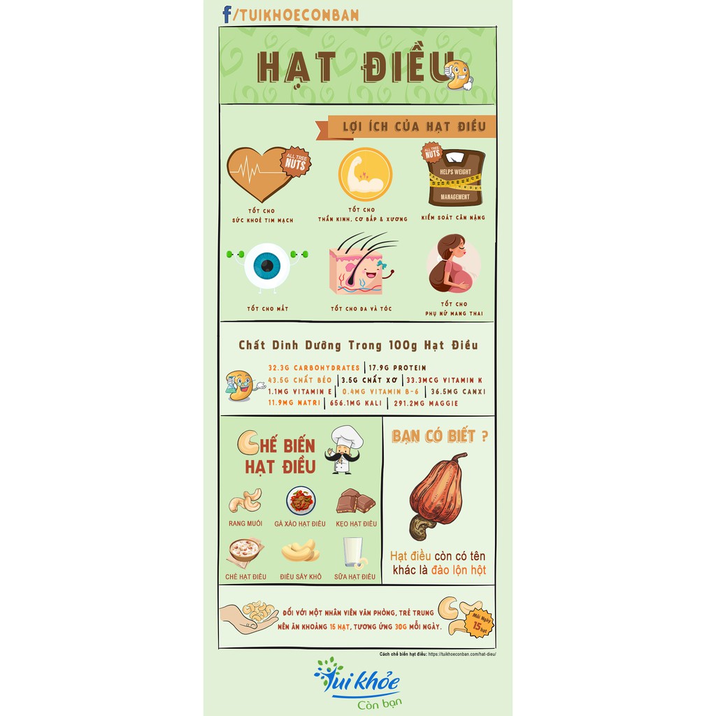 Hạt điều rang 100g
