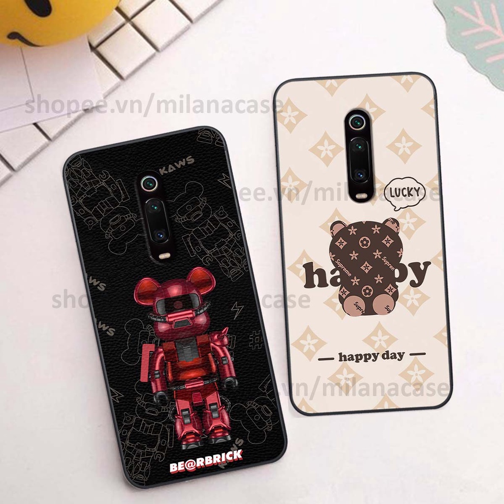 Ốp Xiaomi Redmi K20 / MI 9T gấu be@rBrick gấu Teddy Kaws siêu đẹp, phong cách, cá tính
