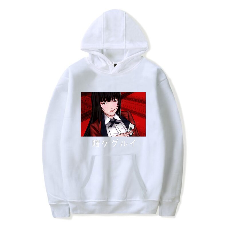 Winter Kakegurui Cool Oversized Sweatshirt Men And Women Harajuku Hoodies Warm Pullover Fashion Womens Korean Long Sleeve Style