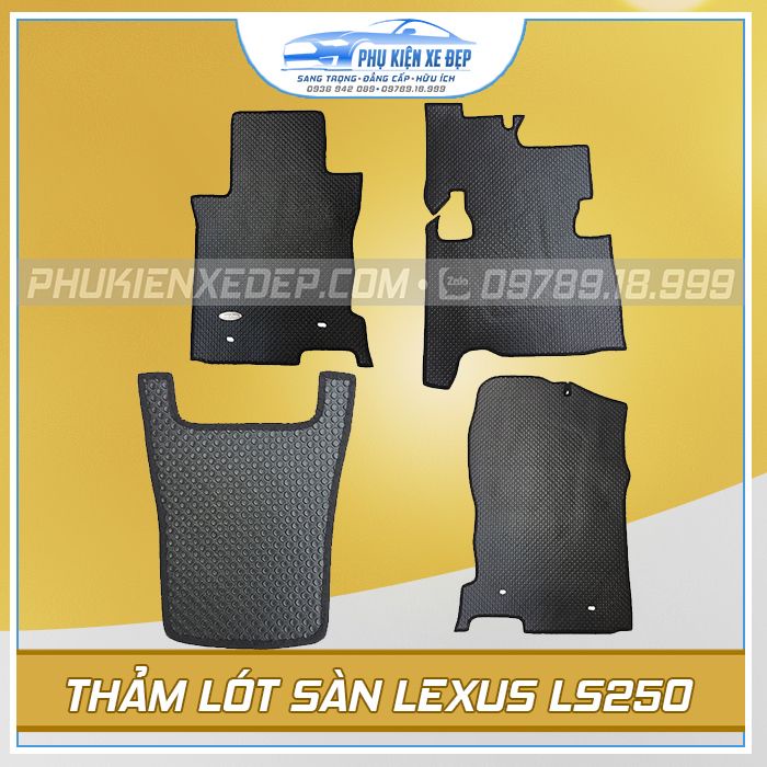 Thảm lót sàn ô tô CAO CẤPKata cao su Thái Lan xe Lexus RX350 2016-2020/RX350 2009-2015/NX300/LS460L/NX200T/LX570/LS250