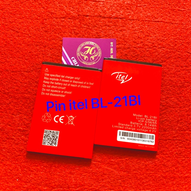Pin itel kí hiệu trên pin BL-21BI