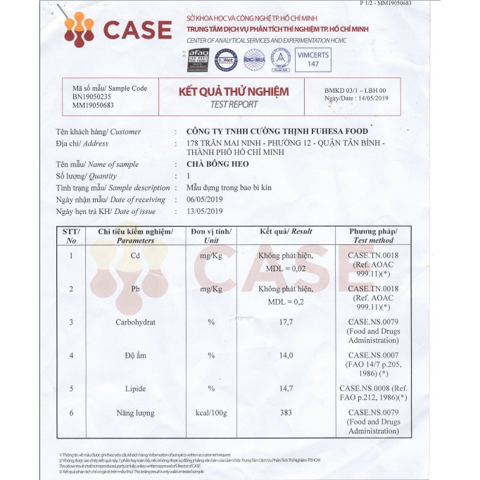 Chà Bông Gà Cay Đài Loan Vị ÍT CAY Làm Bánh Bông Lan Màu Đỏ CAM  - Giấy ATVSTP - Đóng gói 100gr 200gr 500gr.