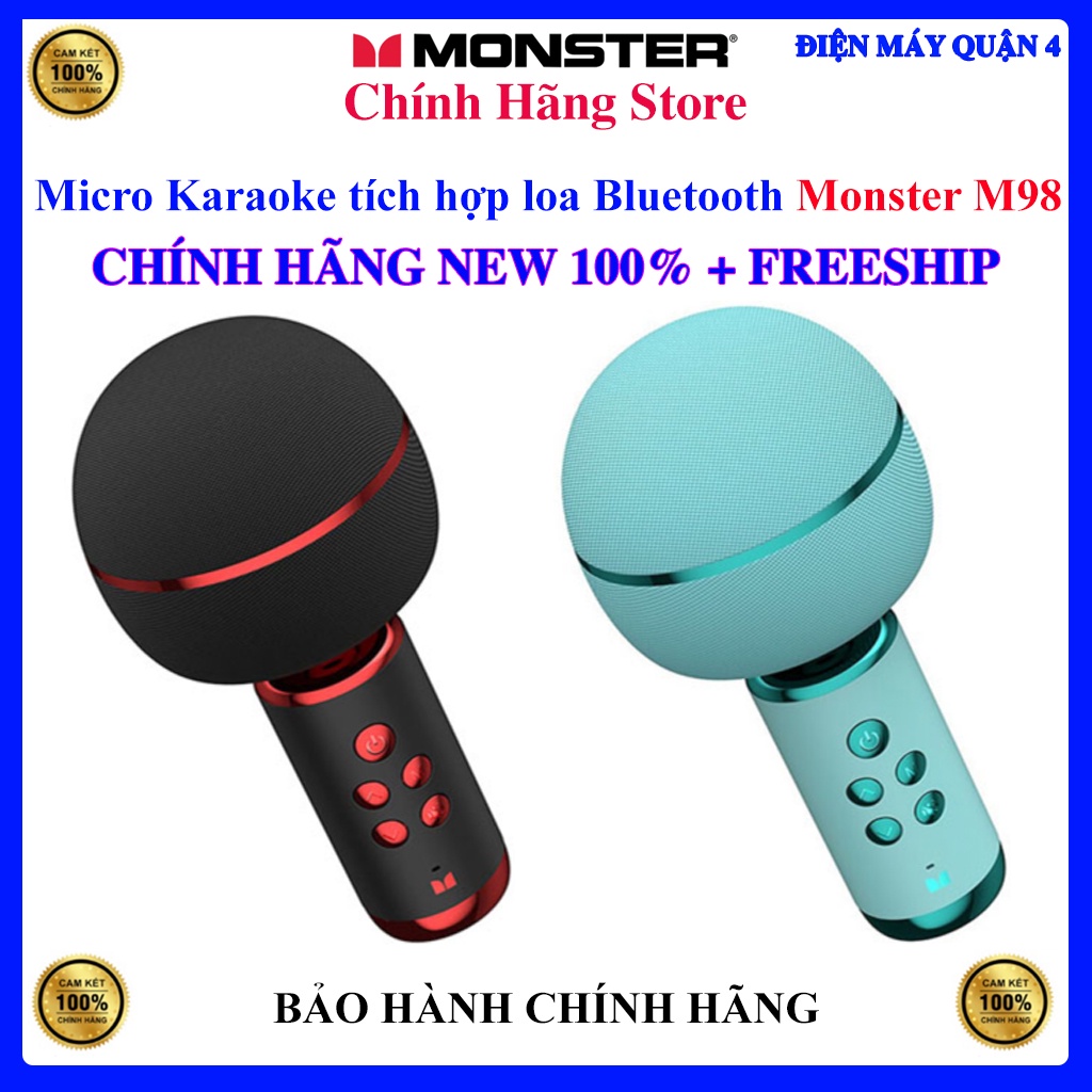 Micro kèm Loa Bluetooth Monster M98