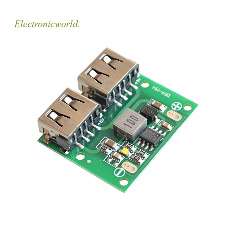 Mô-đun hạ áp DC-DC 3A 9V 12V 24V xuống 5V thông dụng cho xe hơi