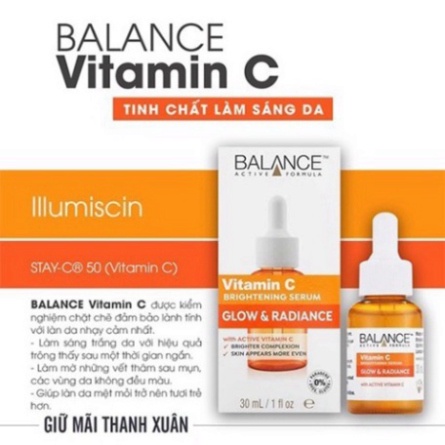 Serum Làm Sáng Balance Vitamin C Brightening 30ml