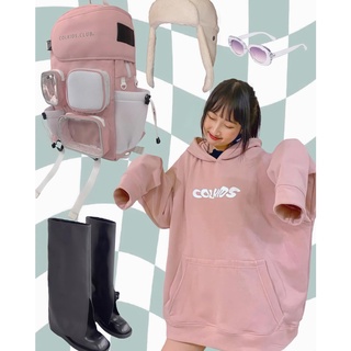 Hoodie cnd graphic hồng