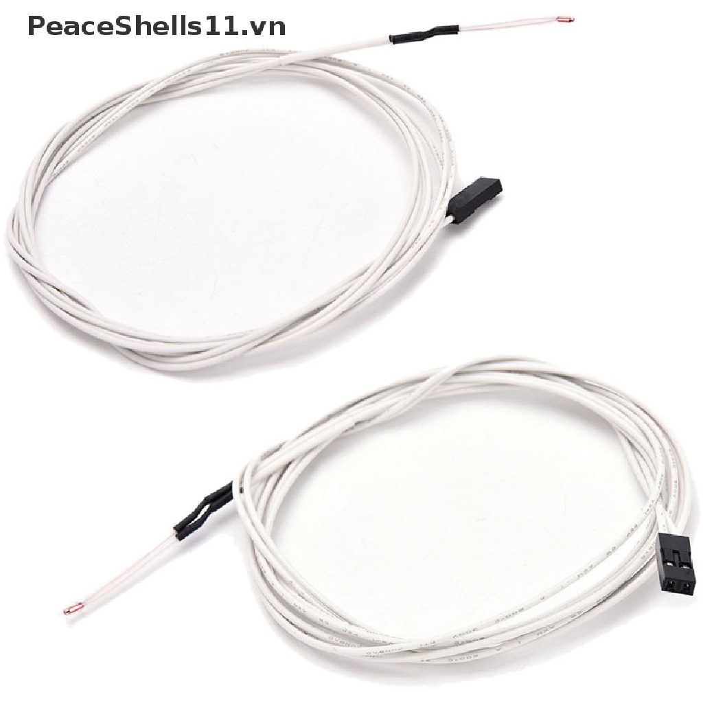 【PeaceShells】 1pcs New Reprap NTC 3950 Thermistor 100K with 1 Meter wire for 3D Printer .