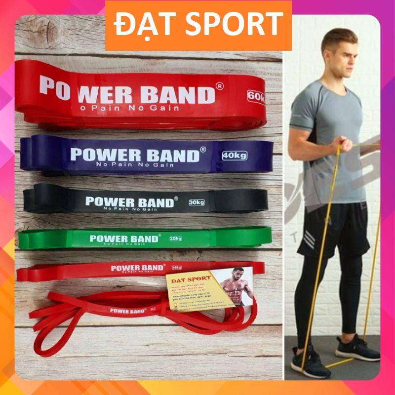 Dây Kháng Lực , Dây Cao Su Đàn Hồi Kháng Lực , Powerband , Trợ Lực , Gym , Yoga , Fitness, Boxing , Bóng Đá ,Tập Thể Lực