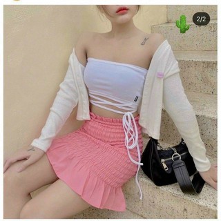 Áo ống cột dây eo có mút ngực - Z4U