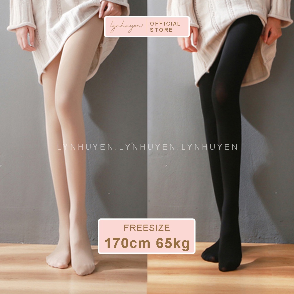 Quần Tất Nữ Giữ Nhiệt Dày 80D Thon Chân Lynhuyen - 2 Màu - Q001