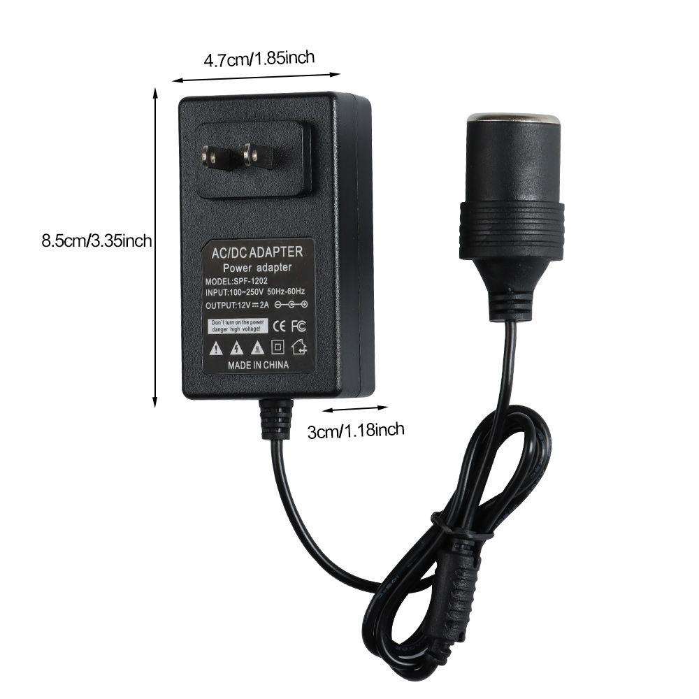 Đầu Cắm Chuyển Đổi AC Sang DC Chuyên Dụng Cho Xe Hơi