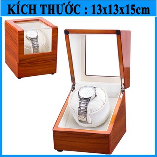 Hộp đựng đồng hồ cơ - Hộp đựng lên cót cho 1 đồng hồ automatic W139
