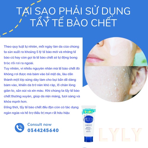 Tẩy tế bào chết mặt Rosette cho da mụn , Tẩy da chết body môi Nhật bản chính hãng - LyLy cosmetics