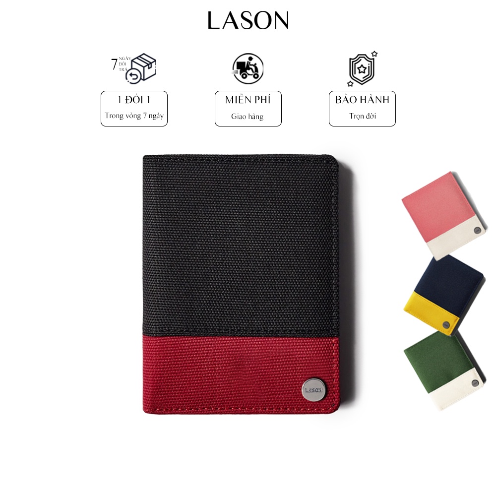 Ví Vải Đựng Tiền TRIPLE ĐỨNG Canvas Polyester Nhập Khẩu Cao Cấp Chống Thấm Nước Unisex Nam Nữ Đẹp Ch